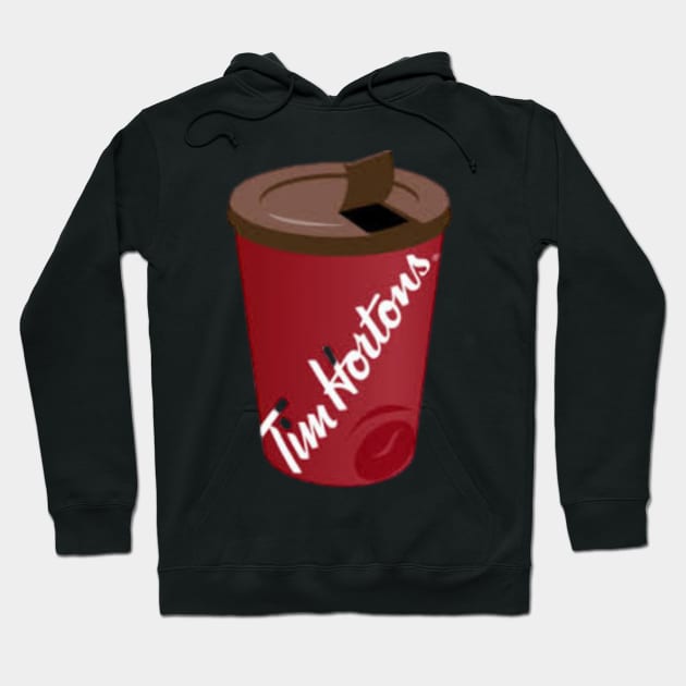 Tims Coffee Cup Hoodie by stickersbyjori